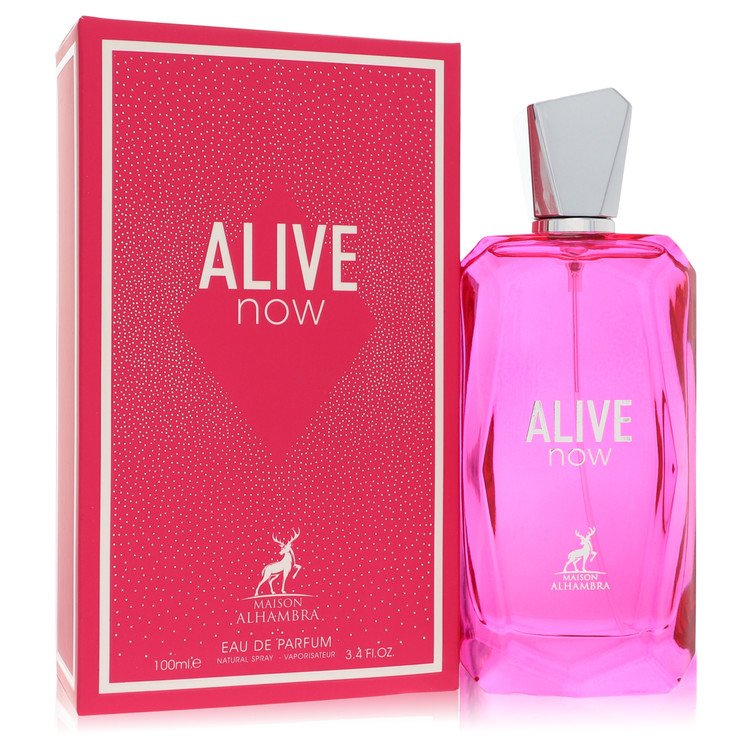 Maison Alhambra Alive Now by Maison Alhambra Eau De Parfum Spray 3.4 oz Maison Alhambra Alive Now by Maison Alhambra Eau De Parfum Spray 3.4 oz